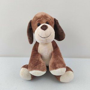 Build A Bear Brown Tan Puppy Dog Plush  Stuffed Brown BABW Sitting